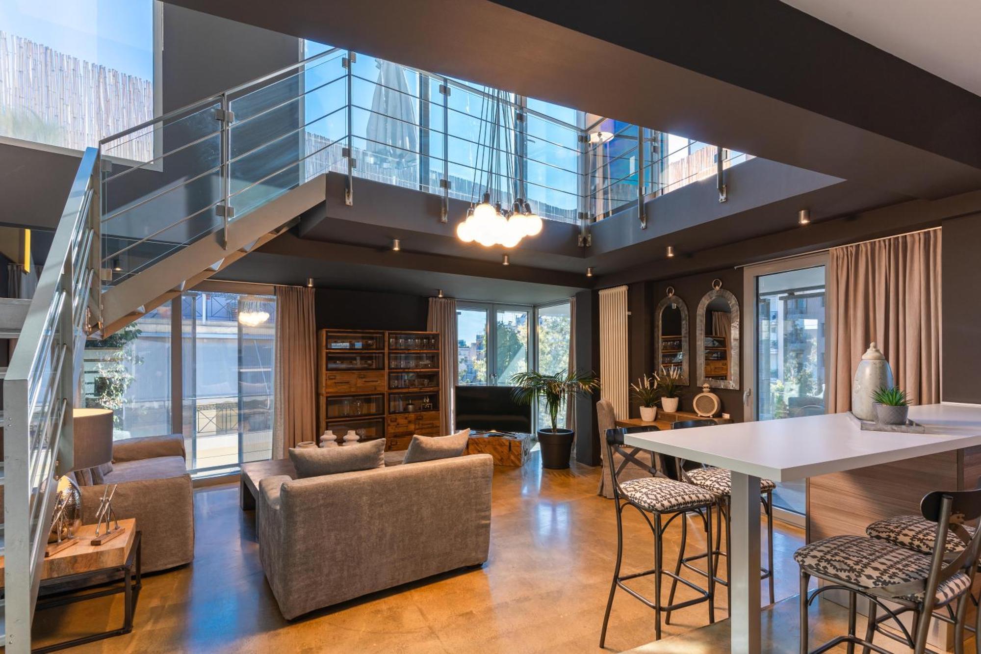 אתונה Ma Maison No5 Penthouse Loft, Private Heated Pool, Acropolis View, Ultra High Speed Internet 300 Mbps, Short Walk To Acropolis, Parking Upon Request, 1' From Metro מראה חיצוני תמונה